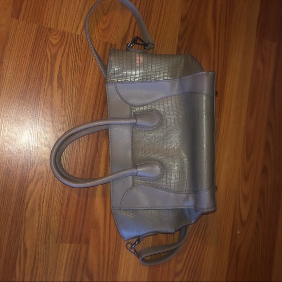 Small Gray Croc Tote Bag - Picture 2 of 2